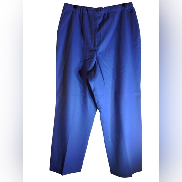 Pendleton Pants - Pendleton Womens Blue Wool Dress Pants Size 16 Minimalist Work Office Vacation